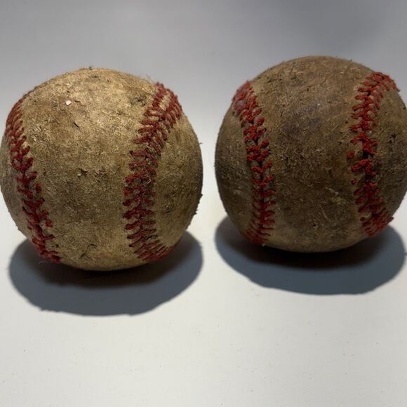 Vintage Baseballs with Red Stitching - Picture 3 of 5